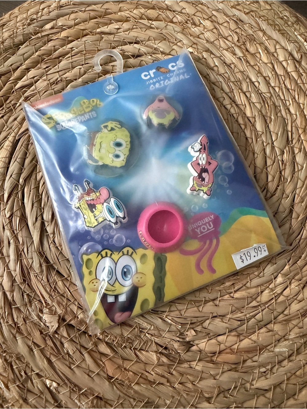 CROC charms set Nickelodeon SpongeBob Square Pants  NEW